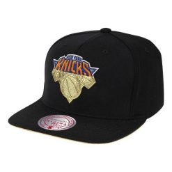 Czapka z daszkiem bejsbolówka Mitchell & Ness NBA New York Knicks Cap. Czarne czapki męskie Mitchell & Ness, bez wzorów, sportowe. Za 109.00 zł.