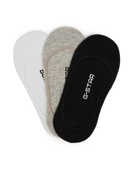 G-Star Raw Stopki AS_G-STAR_S_013_SS25 (3-PACK) Szary. Szare skarpetki damskie G-Star Raw, bez wzorów, z bawełny. Za 24.99 zł.