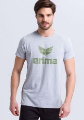 Koszulka Erima essential à logo. Szare t-shirty damskie Erima, s, bez wzorów, z bawełny, bez kołnierzyka. Za 136.35 zł.