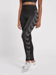 Damskie wysokie legginsy Hummel MT Energy. Czarne legginsy damskie HUMMEL, xs, bez wzorów, z dzianiny. Za 139.50 zł.