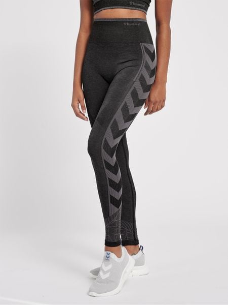 Damskie wysokie legginsy Hummel MT Energy. Czarne legginsy damskie HUMMEL, xs, bez wzorów, z dzianiny. Za 140.50 zł.