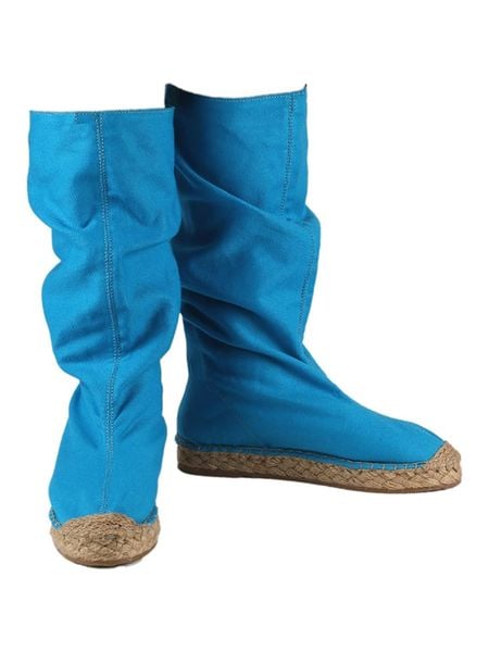 Maldives Shoes Espadryle botki w kolorze niebieskim rozmiar: 38. Niebieskie botki damskie Maldives Shoes, bez wzorów, z bawełny, bez obcasa. Za 187.52 zł.