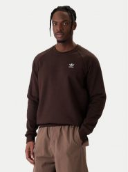 Adidas Bluza Trefoil Essentials KE1141 Brązowy Regular Fit. Brązowe bluzy bez kaptura męskie Adidas, m, z syntetyku. Za 239.99 zł.