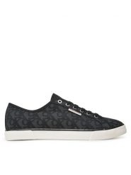 Calvin Klein Jeans Tenisówki Ess Vulc Low Mg Cv Mono YM0YM01368 Czarny. Czarne trampki i tenisówki męskie Calvin Klein Jeans, bez wzorów, z jeansu, bez zapięcia. Za 219.99 zł.