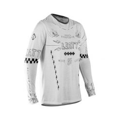 Koszulka rowerowa LEATT Jersey MTB Gravity 3.0 Long Sleeve. Białe t-shirty sportowe męskie LEATT, xs, z bawełny, bez ramiączek, rowerowe. Za 279.00 zł.