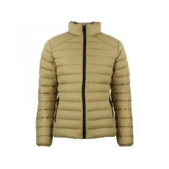 Damska kurtka puchowa bez kaptura Peak Mountain Fine. Brązowe kurtki damskie Peak Mountain, m, bez wzorów, z nylonu, bez kaptura. Za 245.00 zł.
