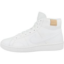 Damskie trampki na co dzień Nike ROYALE 2 MID CT1725 100 Biały. Białe trampki i tenisówki damskie Nike, bez wzorów, ze skóry. Za 340.70 zł.