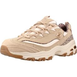 Buty SKECHERS 150877S D LITES WILD CHARM Jasnobrązowy. Brązowe obuwie trekkingowe damskie Skechers. Za 323.99 zł.