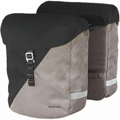 Podwójna torba tylna Racktime Vida. Brązowe torebki klasyczne damskie RACKTIME, bez wzorów, z materiału, bez dodatków. Za 443.95 zł.