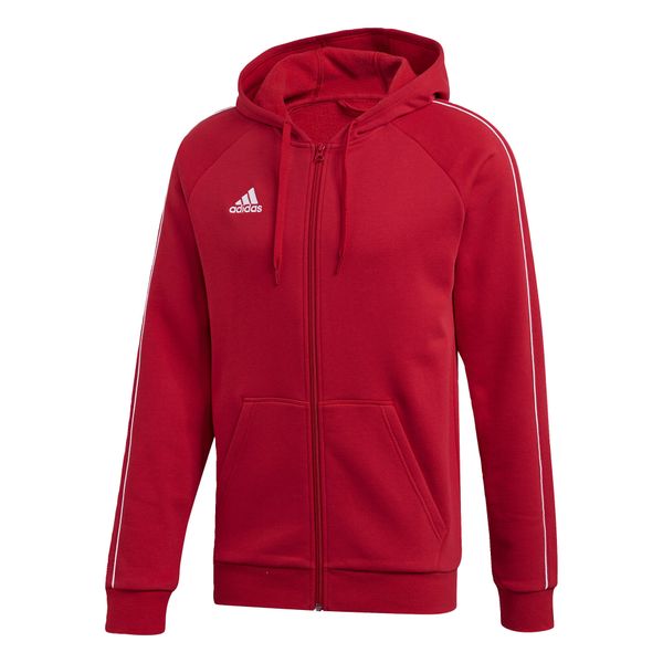 Bluza adidas Core 18 FZ Hoody M FT8071. Białe bluzy bez kaptura męskie Adidas, m. Za 109.99 zł.