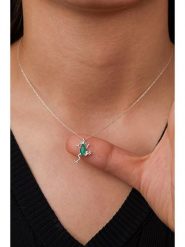 Heliophilia Srebrny naszyjnik z zawieszką - dł. 42 cm rozmiar: onesize. Szare naszyjniki damskie Heliophilia, srebrne. Za 73.99 zł.