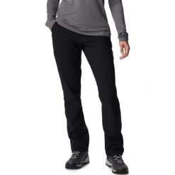 Damskie spodnie turystyczne Columbia Back Beauty Warm Softshell. Czarne spodnie dresowe damskie Columbia, bez wzorów, z softshellu, sportowe. Za 579.00 zł.