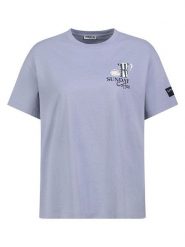 Sublevel Koszulka w kolorze błękitnym rozmiar: XL. Niebieskie bluzki damskie Sublevel, xl, bez wzorów, z bawełny, bez kołnierzyka. Za 56.95 zł.