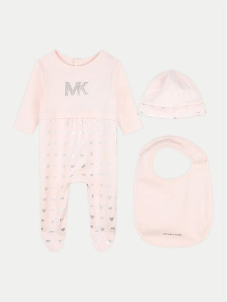 MICHAEL KORS KIDS Śpiochy R30124 Różowy. Czerwone body niemowlęce MICHAEL KORS KIDS, bez wzorów, z bawełny, bez ramiączek. Za 279.99 zł.
