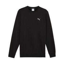 Bluza Puma Crew FL. Czarne bluzy bez kaptura męskie Puma, s, z dresówki. Za 192.80 zł.