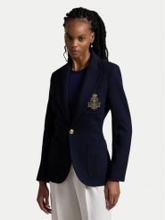 Polo Ralph Lauren Marynarka 211910133001 Granatowy Slim Fit. Niebieskie marynarki i żakiety damskie Polo Ralph Lauren, bez wzorów. Za 1,799.00 zł.