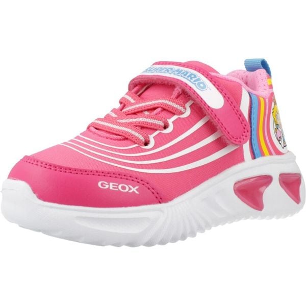 Buty GEOX J ASSISTER GIRL Rose. Czerwone obuwie treningowe damskie Geox, na fitness i siłownię. Za 165.99 zł.