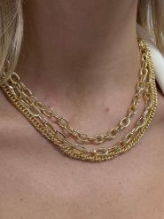 Heliophilia Pozłacany naszyjnik - dł. 40 cm rozmiar: onesize. Żółte naszyjniki damskie Heliophilia, pozłacane. Za 110.04 zł.