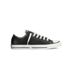 Buty na co dzień trampki unisex CONVERSE ALL STAR niskie skóra. Czarne trampki i tenisówki damskie Converse, bez wzorów, ze skóry. Za 349.00 zł.