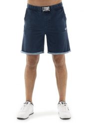 Szorty z sznurek regulacyjny na co dzień. Niebieskie szorty męskie LEONE 1947 APPAREL, l, na fitness i siłownię. Za 248.39 zł.