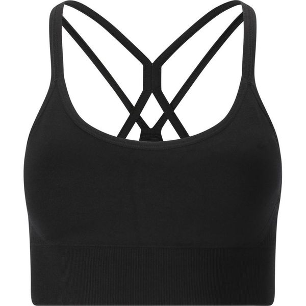 Biustonosz dla kobiet Athlecia Foan V3. Czarne biustonosze sportowe damskie Athlecia, bez wzorów, z materiału. Za 119.00 zł.