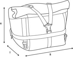 Torba tylna OXFORD Atlas T-20 Advanced Tour Pack 20 l. Czarne torby męskie na ramię OXFORD, bez wzorów, na ramię. Za 714.50 zł.
