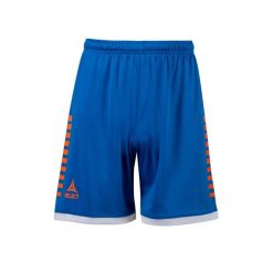 Szorty Select Player Solar. Niebieskie szorty męskie Select, z materiału, bez kołnierzyka. Za 99.50 zł.