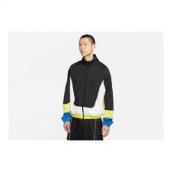 Kurtka treningowa męska Nike CV1931013. Czarne kurtki męskie Nike, l, bez wzorów, z dresówki, klasyczne, bez kaptura. Za 515.00 zł.