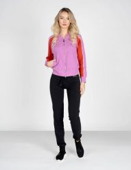 Invicta Bluza "Full-Zip" | 4454275 | Kobieta | Czerwony, Różowy. Czerwone bluzy bez kaptura damskie Invicta, xs, z bawełny. W wyprzedaży za 219.00 zł.