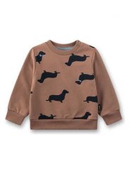 Sanetta Kidswear Bluza w kolorze jasnobrązowym rozmiar: 86. Brązowe bluzy i bluzki niemowlęce Sanetta Kidswear, bez wzorów, z bawełny, bez ramiączek, bez kaptura. Za 55.95 zł.