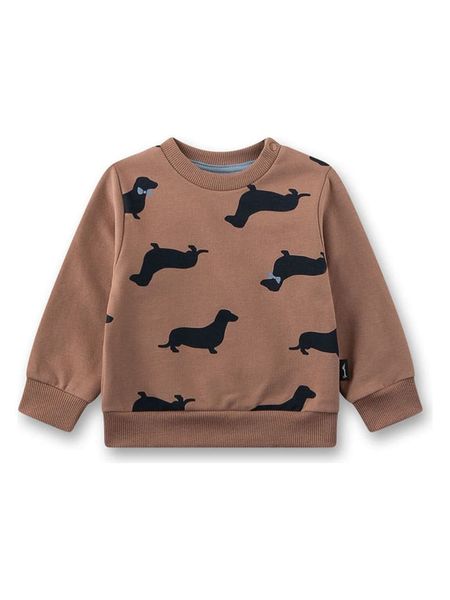 Sanetta Kidswear Bluza w kolorze jasnobrązowym rozmiar: 86. Brązowe bluzy i bluzki niemowlęce Sanetta Kidswear, bez wzorów, z bawełny, bez ramiączek, bez kaptura. Za 55.95 zł.