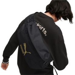 Torba Puma Classics Archive XL Waist Bag, Dla obu płci. Czarne torebki klasyczne damskie Puma, bez wzorów, bez dodatków. Za 190.00 zł.