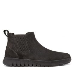 Sztyblety Geox. Brązowe sztyblety męskie Geox, bez zapięcia. Za 499.99 zł.