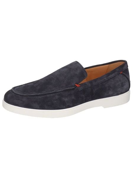 MELVIN & HAMILTON Skórzane mokasyny "Drake 2" w kolorze granatowym rozmiar: 39. Niebieskie mokasyny męskie MELVIN & HAMILTON. Za 434.99 zł.