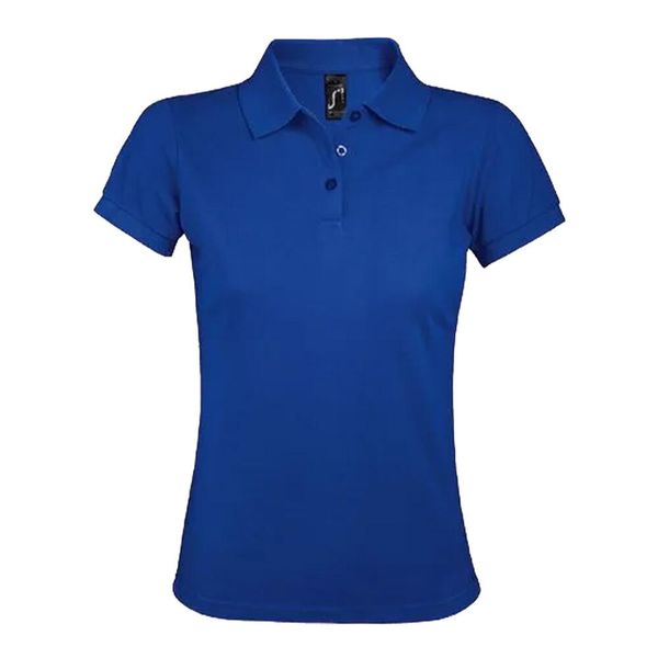 Damska Koszulka Polo Prime. Niebieskie bluzki sportowe damskie SOL'S, s, bez wzorów, bez ramiączek. Za 79.99 zł.