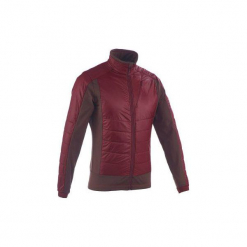 Kurtka polarowa hybrydowa turystyczna SH900 X-Warm męska. Czarne kurtki męskie QUECHUA, na zimę, m, bez wzorów, z elastanu, bez kaptura. Za 149.99 zł.