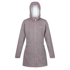 Damska polarowa długa kurtka Regatta Bloomfield. Czerwone kurtki damskie Regatta, bez wzorów, z polaru, bez kaptura. W wyprzedaży za 234.00 zł.