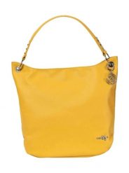 Damska torebka elegancka – Sunny Yellow 14L Meatfly. Żółte torebki klasyczne damskie Meatfly, bez wzorów, z materiału, bez dodatków. Za 186.99 zł.