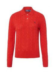 Polo Ralph Lauren sweter z dzianiny z zawartością kaszmiru Kobiety Wełna czerwony, XS. Czerwone swetry klasyczne damskie Polo Ralph Lauren, xs, z dzianiny, bez kołnierzyka. Za 1,199.95 zł.