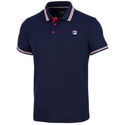 Koszulka sportowa męska Fila Piro. Niebieskie t-shirty sportowe męskie Fila, m, bez ramiączek. Za 398.00 zł.