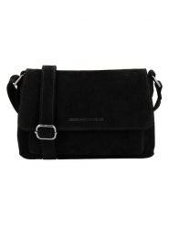 HIDE & STITCHES Skórzana torebka "Brazos" w kolorze czarnym - 24,5 x 16 x 5,5 cm rozmiar: onesize. Czarne torebki klasyczne damskie HIDE & STITCHES, bez wzorów, z materiału, bez dodatków. Za 173.99 zł.