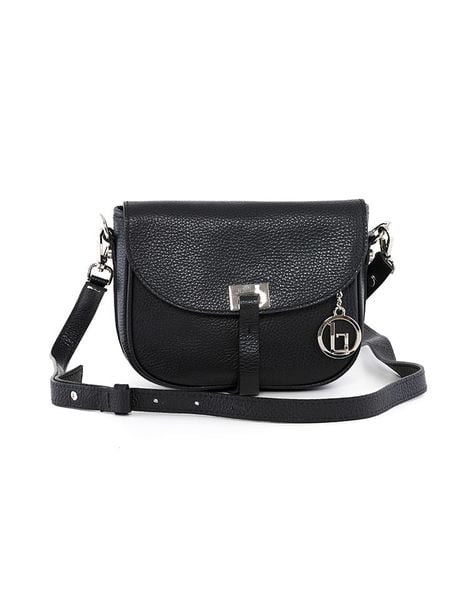 Lia Biassoni Skórzana torebka "Neva" w kolorze czarnym - 20 x 16 x 6 cm rozmiar: onesize. Czarne torebki klasyczne damskie Lia Biassoni, bez wzorów, z materiału, bez dodatków. Za 288.52 zł.