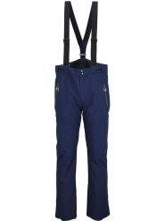 Peak Mountain Spodnie narciarskie "Catozan" w kolorze granatowym rozmiar: L. Niebieskie spodnie materiałowe męskie Peak Mountain, bez wzorów. Za 380.34 zł.