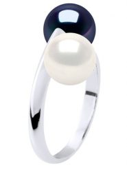 Pearl Addict Złoty pierścionek z perłami rozmiar: 48. Białe pierścionki damskie Pearl Addict, z perłą, złote. Za 1,391.99 zł.