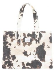Zwillingsherz Shopper bag w kolorze brązowo-kremowym - 43 x 33 cm rozmiar: onesize. Brązowe shopper bag damskie Zwillingsherz, bez wzorów, z materiału, na ramię, bez dodatków. Za 60.99 zł.