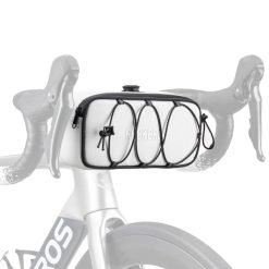Torba rowerowa na kierownicę wodoodporna. Brązowe torebki klasyczne damskie ROCKBROS, bez wzorów, z materiału, duże, bez dodatków. Za 274.99 zł.