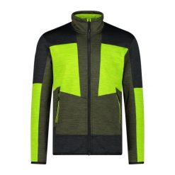 Polarowa kurtka turystyczna CMP. Zielone kurtki męskie CMP, na zimę, l, bez wzorów, z materiału, sportowe, z kapturem. Za 340.05 zł.