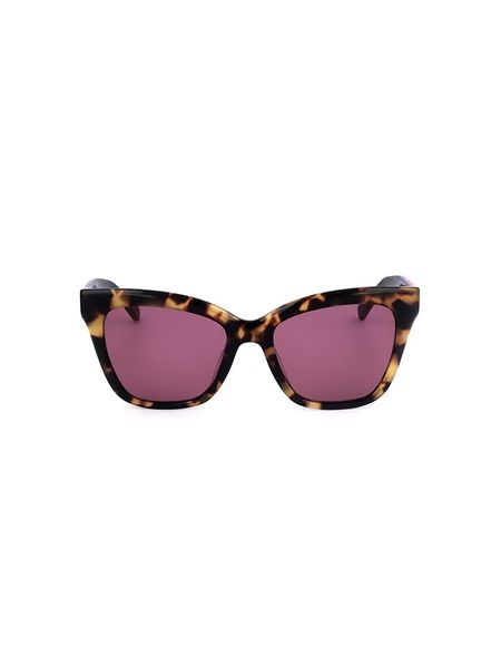 Longchamp Damskie okulary przeciwsłoneczne w kolorze fioletowo-brązowym rozmiar: 53. Brązowe okulary przeciwsłoneczne damskie Longchamp. Za 281.76 zł.