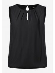 More & More Bluzka w kolorze czarnym rozmiar: 40. Czarne bluzki damskie MORE & MORE, bez wzorów, bez kołnierzyka, bez ramiączek. Za 70.08 zł.