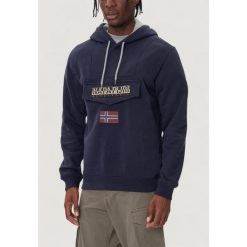 Bluza Mężczyzna NAPAPIJRI BURGEE WINT 4. Niebieskie bluzy bez kaptura męskie Napapijri, m. W wyprzedaży za 388.65 zł.